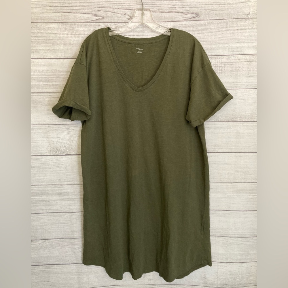 Daily Ritual | Women’s V-Neck T-Shirt Dress - Picture 4 of 9